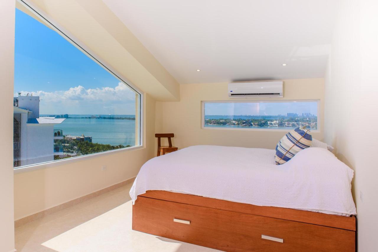 2 Story Oceanfront Penthouses On Cancun Beach! Exteriör bild